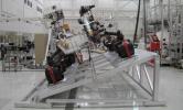 PIA13807: Curiosity on Tilt Table with Mast Up