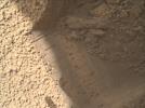 PIA16229: Bright Particle of Martian Origin in Scoop Hole