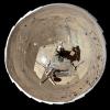 PIA16443: Spirit Mars Rover in 'McMurdo' Panorama, Polar Projection (False Color)