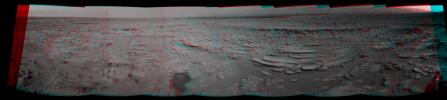 PIA16552: Sol 120 Panorama from Curiosity, near 'Shaler' (Stereo)