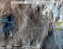 PIA16577: Curiosity Rover's Traverse, August through November 2012