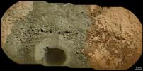 PIA16765: Laser Hits on Martian Drill Tailings