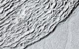 PIA17640: Lava Against an Impact Crater in Elysium Planitia