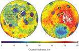 PIA17674: Moon Crustal Thickness