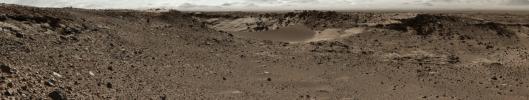 PIA17766: Curiosity Mars Rover Approaches 'Dingo Gap,' Mastcam View