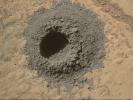 PIA18089: Preparatory Drilling Test on Martian Target 'Windjana'