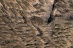 PIA18385: Landslides Near Fresh Crater on Mars