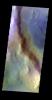 PIA19018: Renaudot Crater - False Color