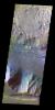 PIA19027: Candor Chasma - False Color