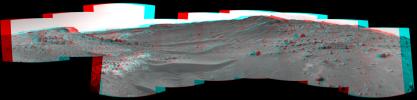 PIA19165: Curiosity View Ahead Through 'Artist's Drive' (Stereo)