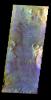 PIA19251: Trouvelot Crater - False Color