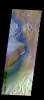 PIA19773: Becquerel Crater - False Color