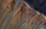 PIA21605: Colorful Equatorial Gullies in Krupac Crater