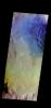 PIA21666: Crater Dunes - False Color