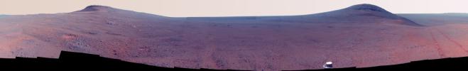 PIA21722: Panorama Above 'Perseverance Valley' (Enhanced Color)