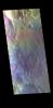 PIA23597: Crommelin Crater - False Color