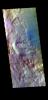 PIA24053: Hesperia Planum Crater - False Color