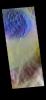 PIA24058: Crater Dunes - False Color