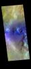 PIA24558: Noachis Terra Crater - False Color