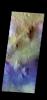 PIA24602: Noachis Terra Crater - False Color